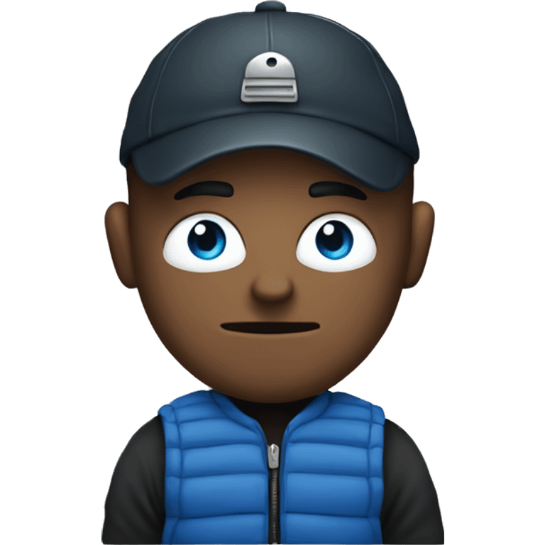 Robber emoji with Amazon blue vest on  emoji