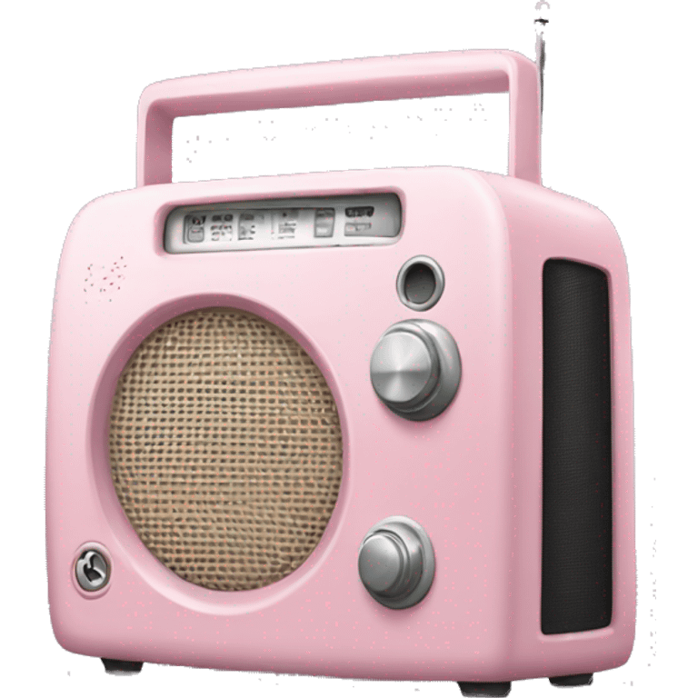 Light pink radio emoji