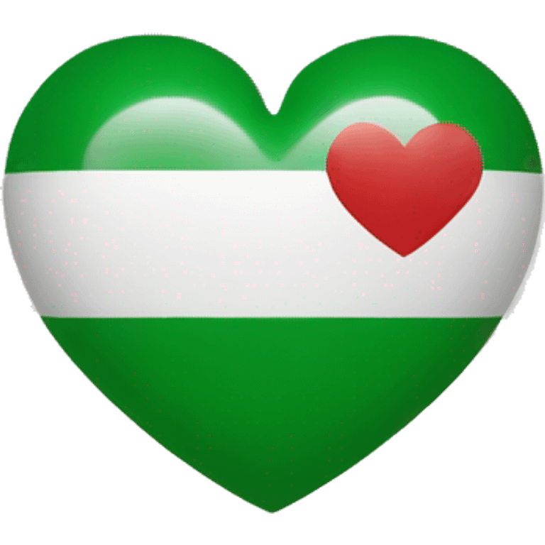 heart as italy flag simple emoji