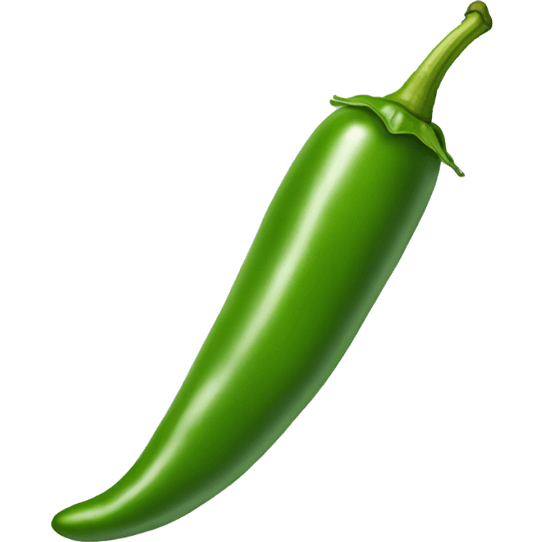 Green chili pepper emoji