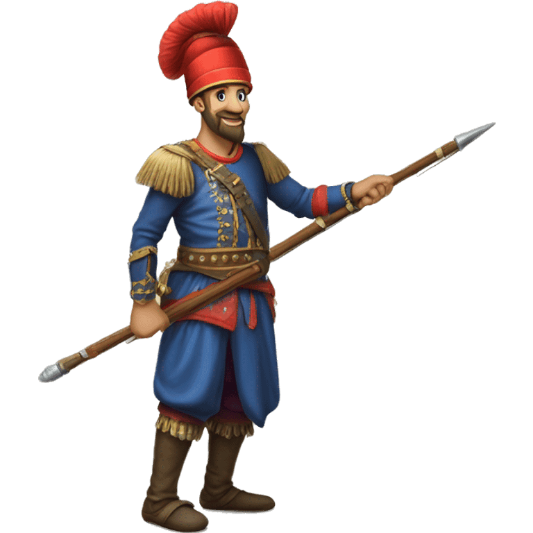 A full-length ottoman  janissary emoji