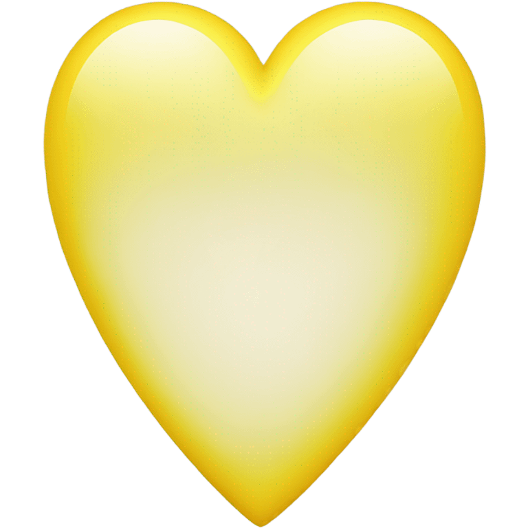 Yellow heart emoji