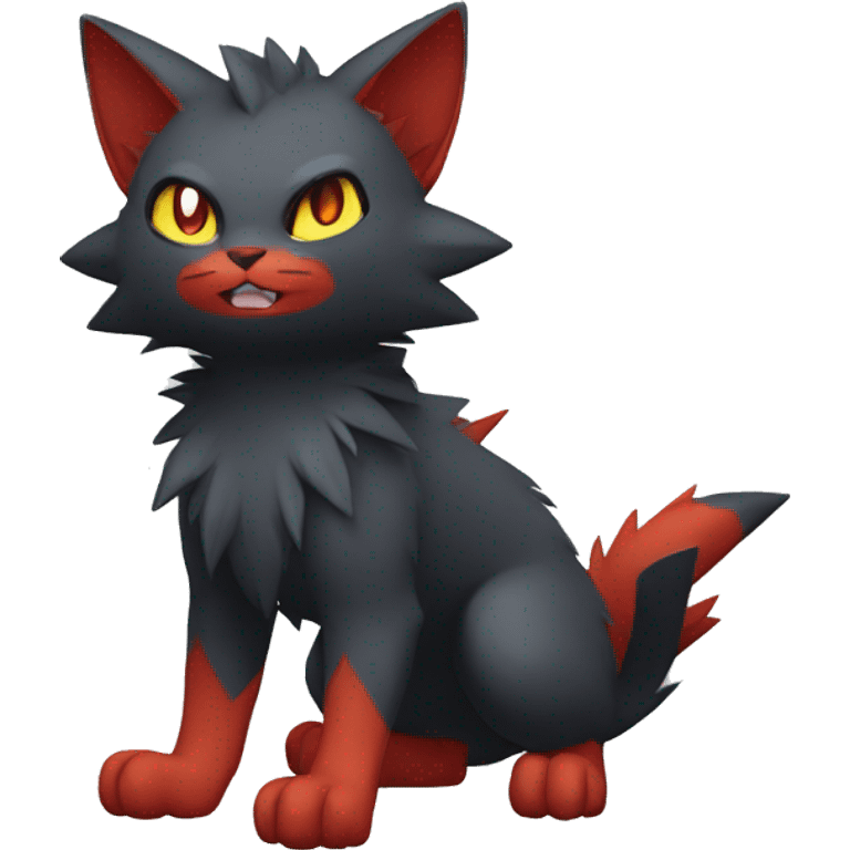 Torracat-Zoroark-Litten full body emoji