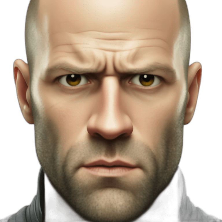 very angry bold Jason Statham emoji