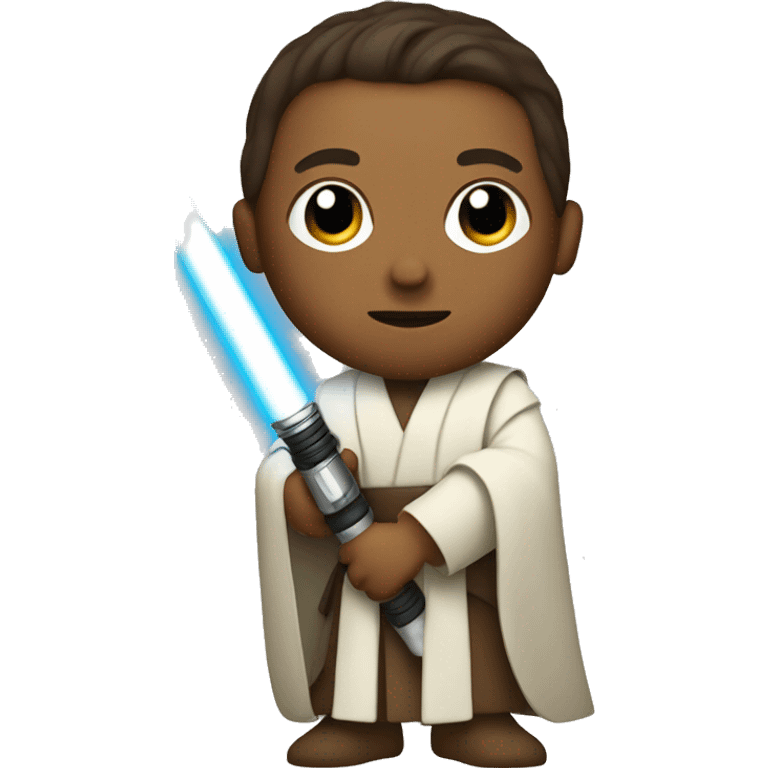 jedi holding a light saber emoji