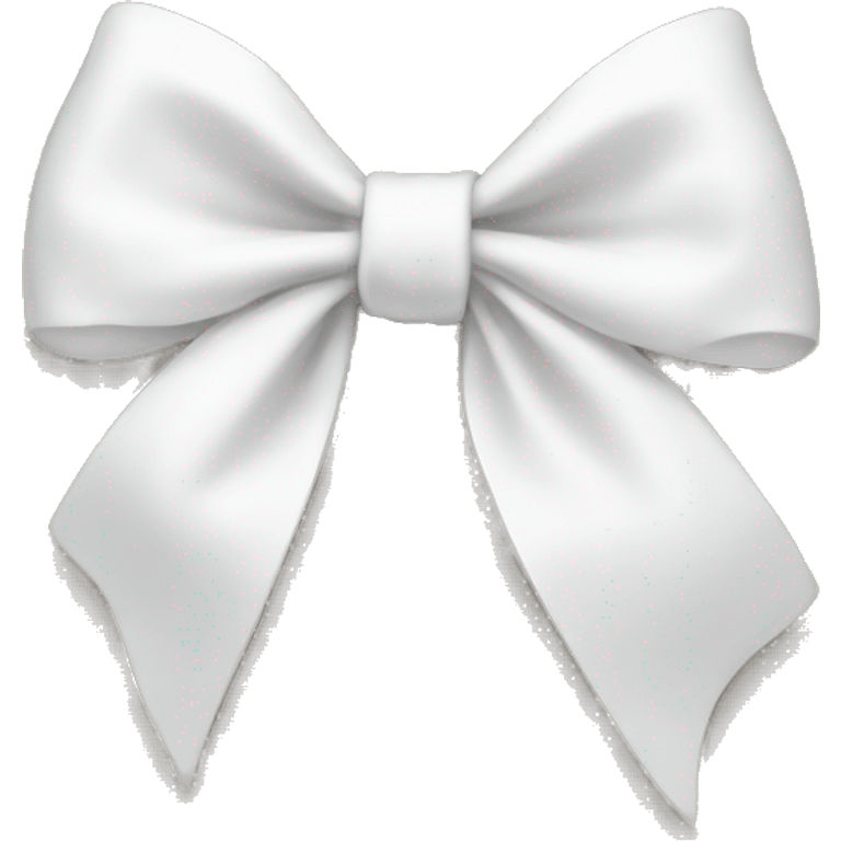 white bow emoji