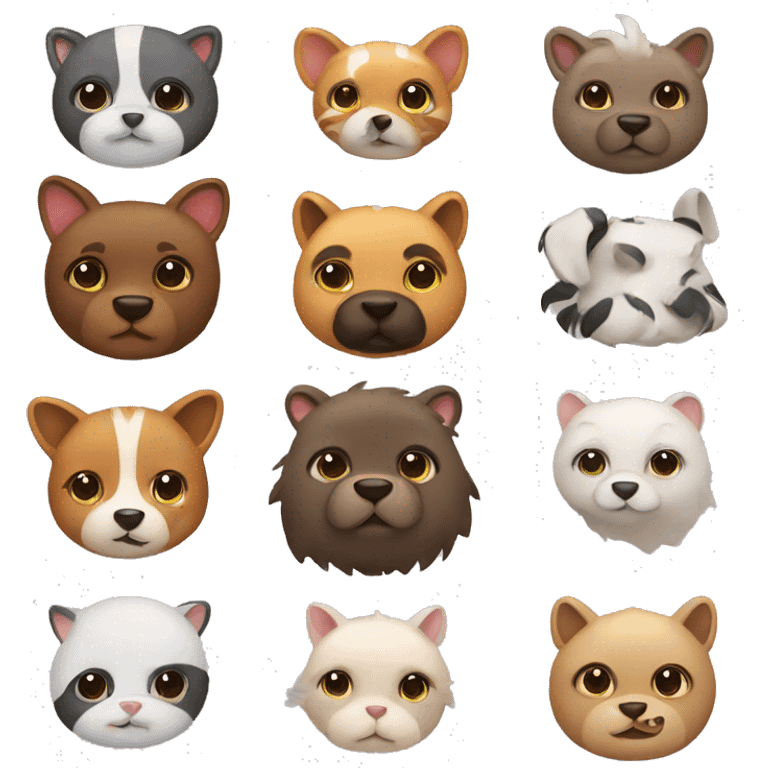 cute animals  emoji