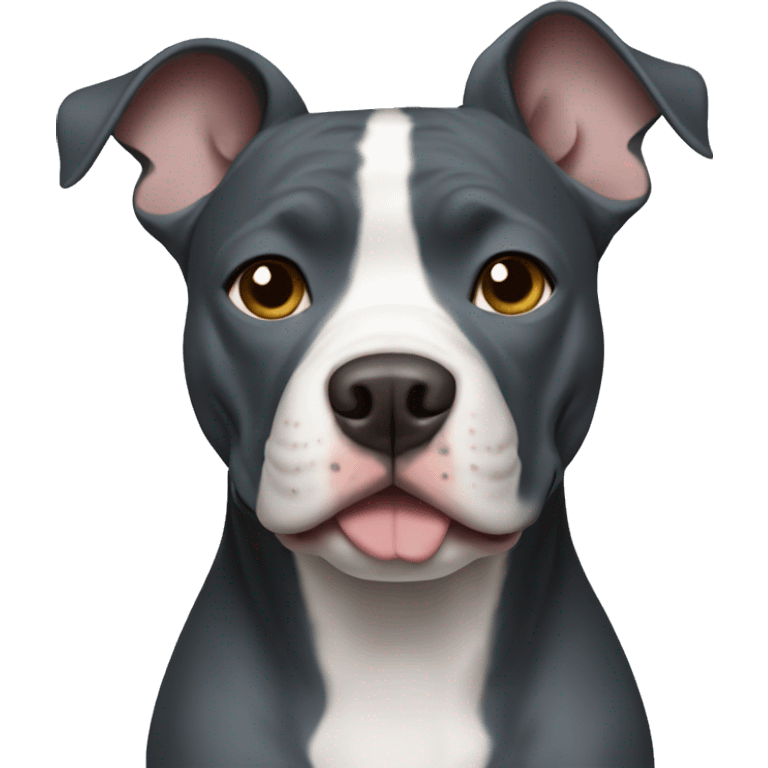 Blue pitbull emoji