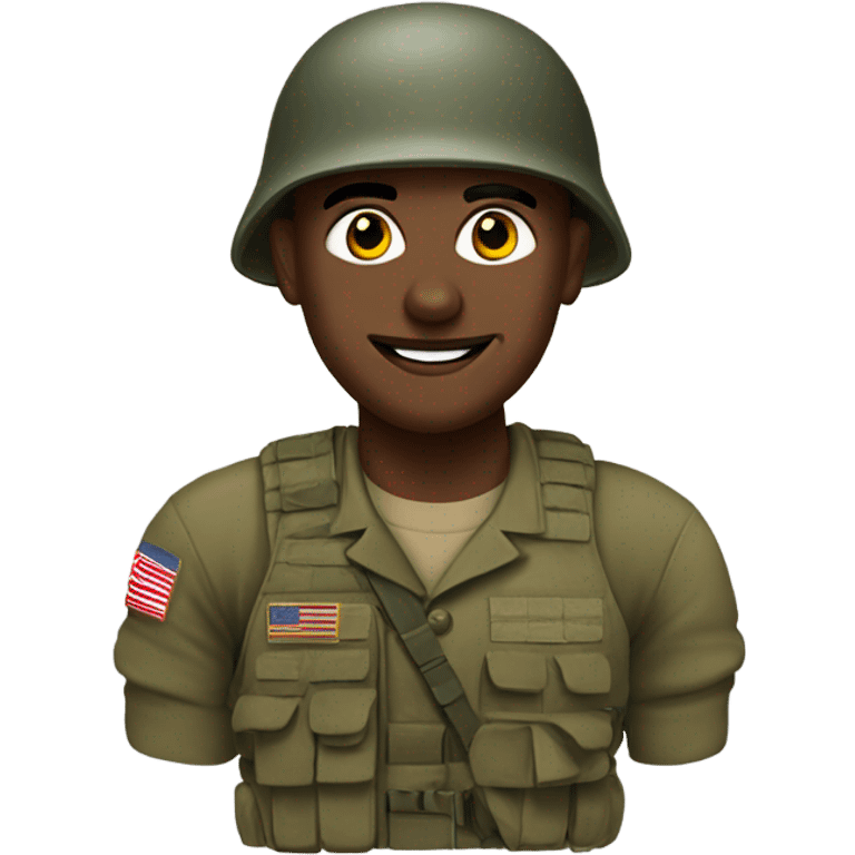 Army man in Georgia  emoji