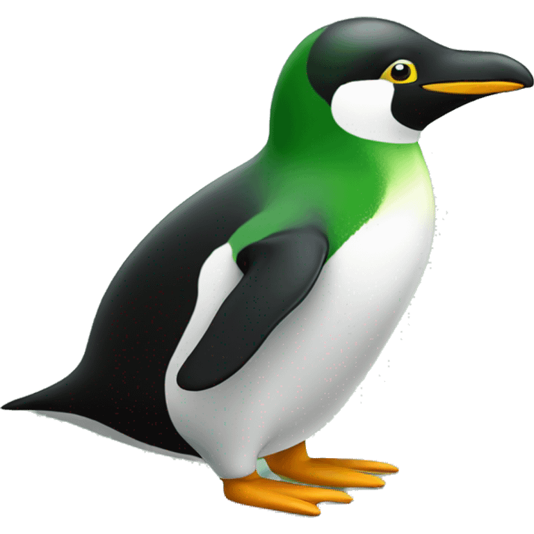 green pinguin emoji