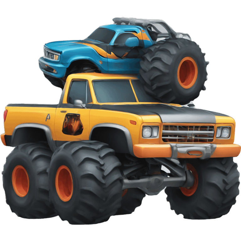 Monster truck emoji