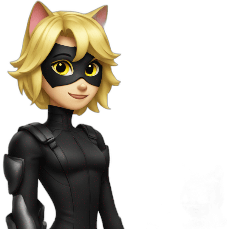 Cat Noir miraculous emoji