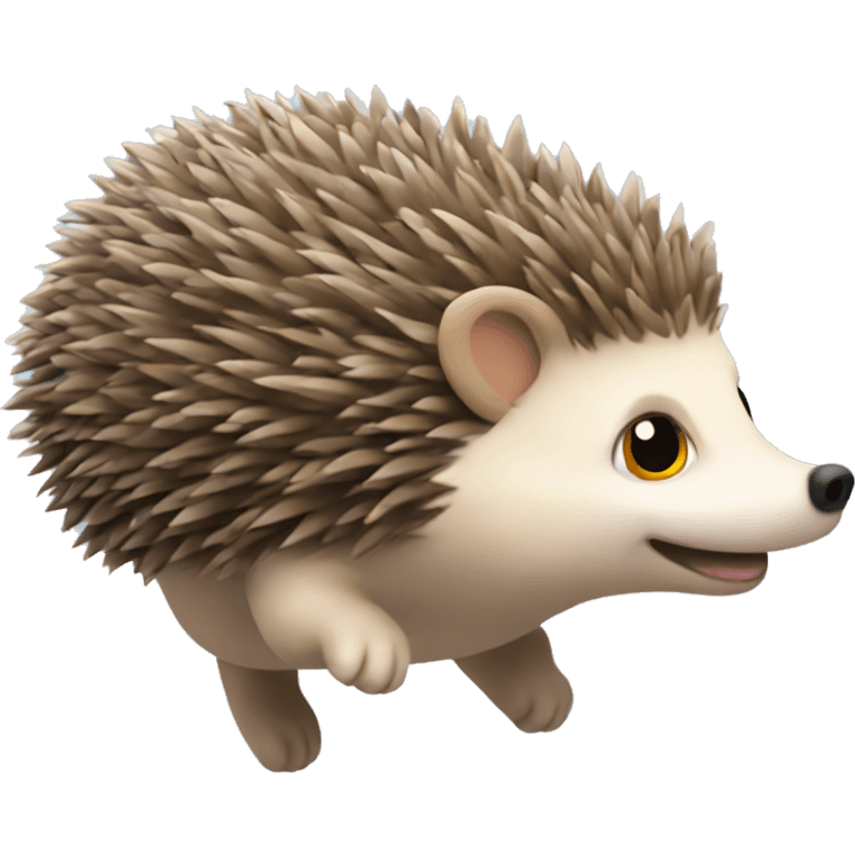 flying hedgehog emoji