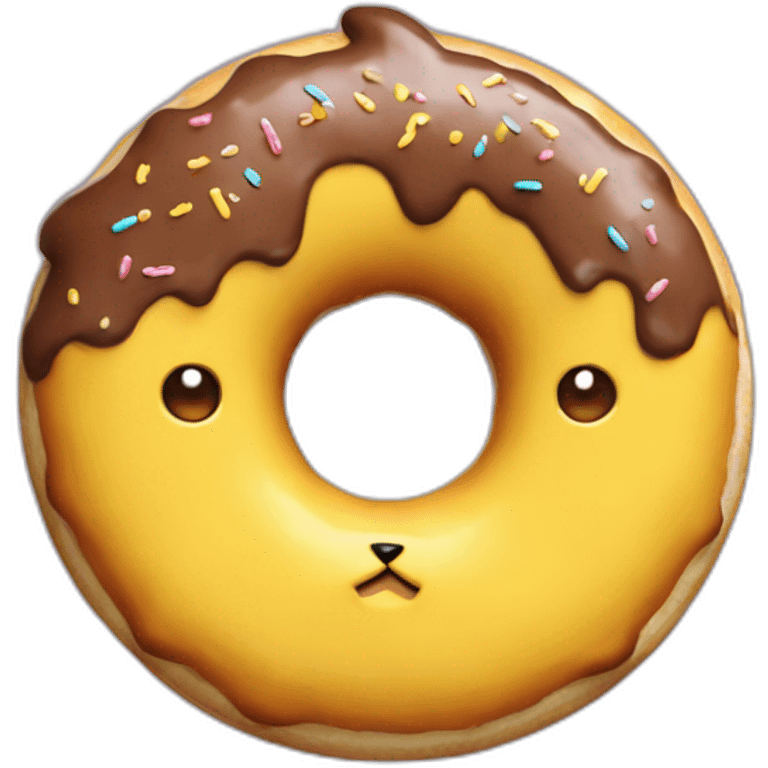 Pikachu donut emoji