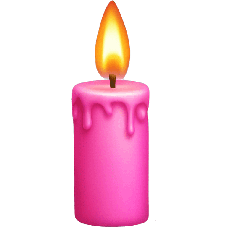 Pink Candle  emoji