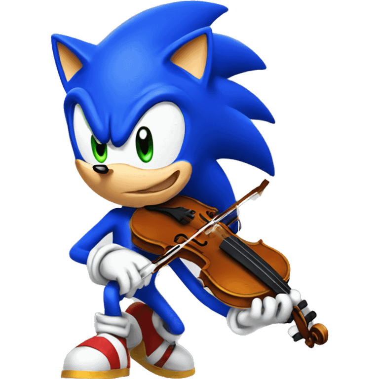 sonic play violin emoji