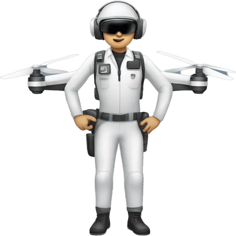 drone pilot with controller emoji