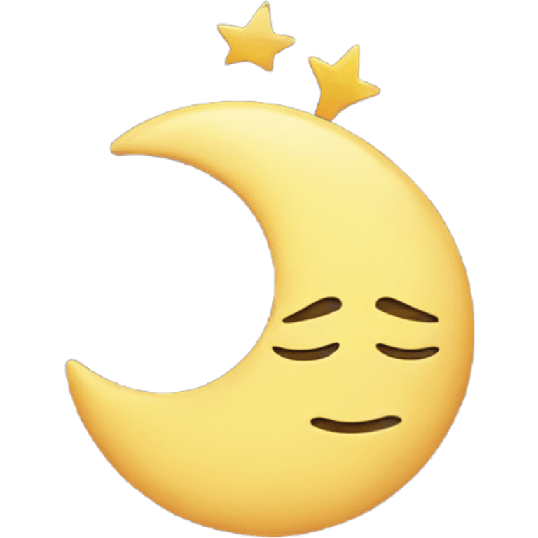 moon with crown  emoji