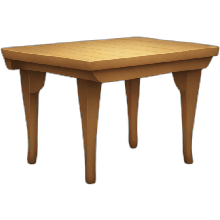 Bizzarre Table emoji