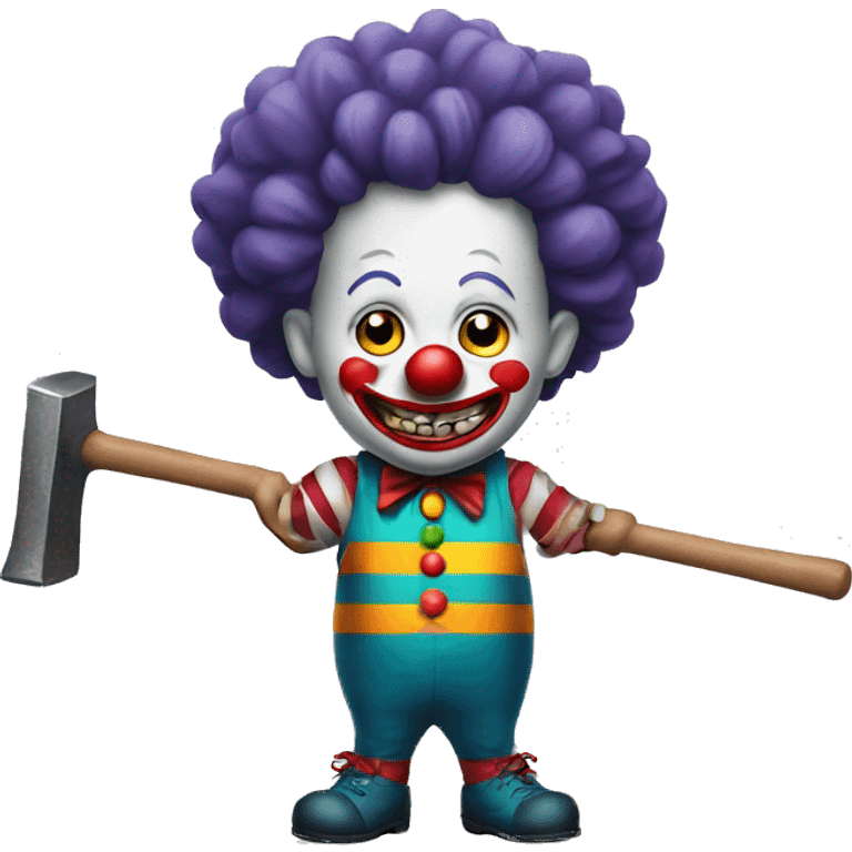 clown with hammer emoji