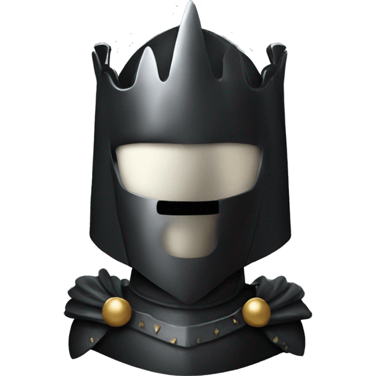 Chess black knight emoji