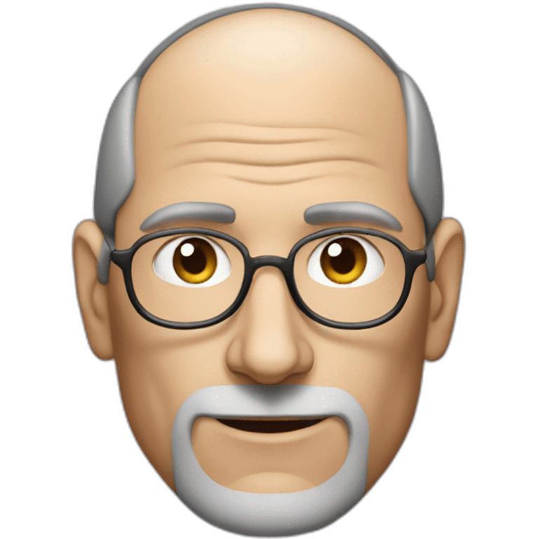 steve jobs but purple skın emoji