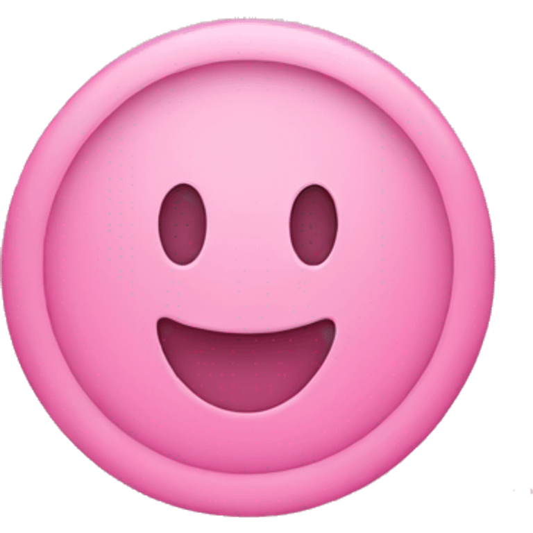 pink circle emoji