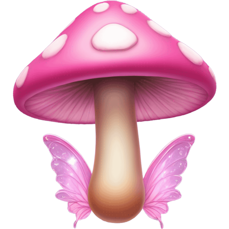 Pink bong mushroom fairy themed emoji