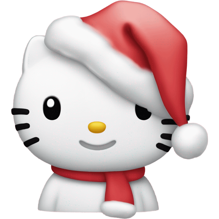 hello Kitty christmas emoji