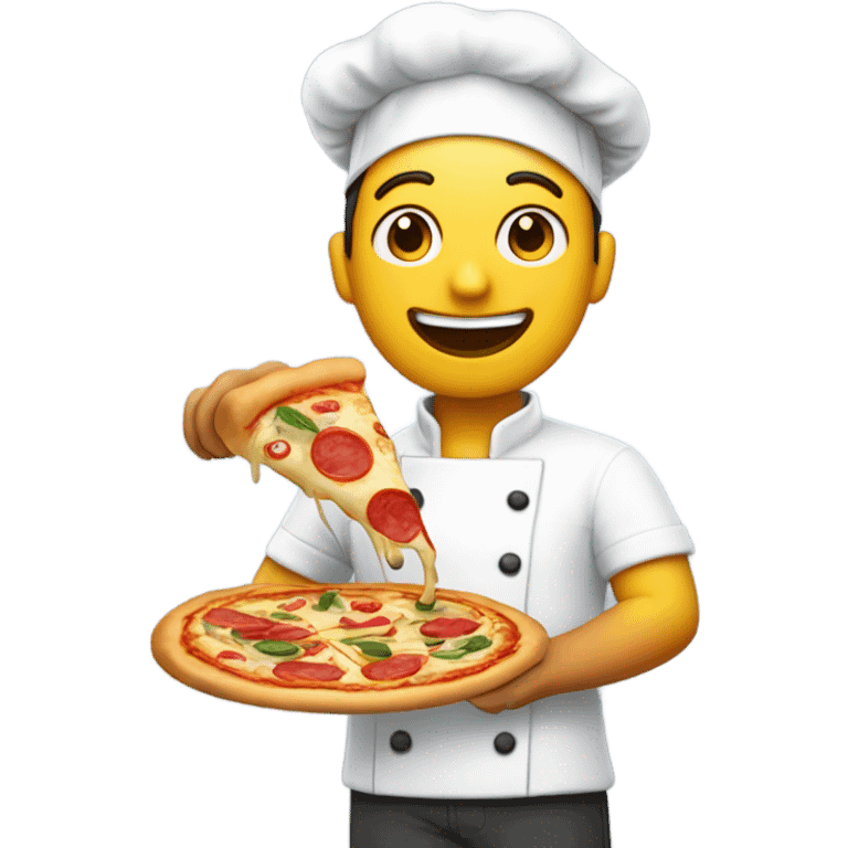 Emoji of a guy making pizza emoji