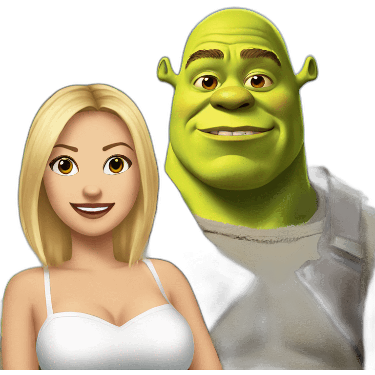 Shrek hoverhanding Alexis texas emoji