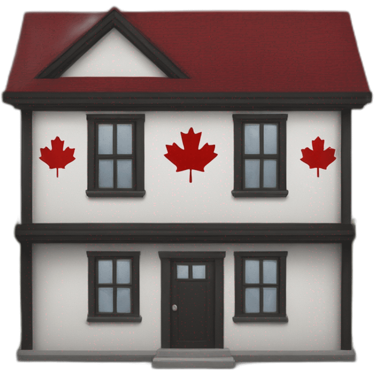 canada flag house emoji