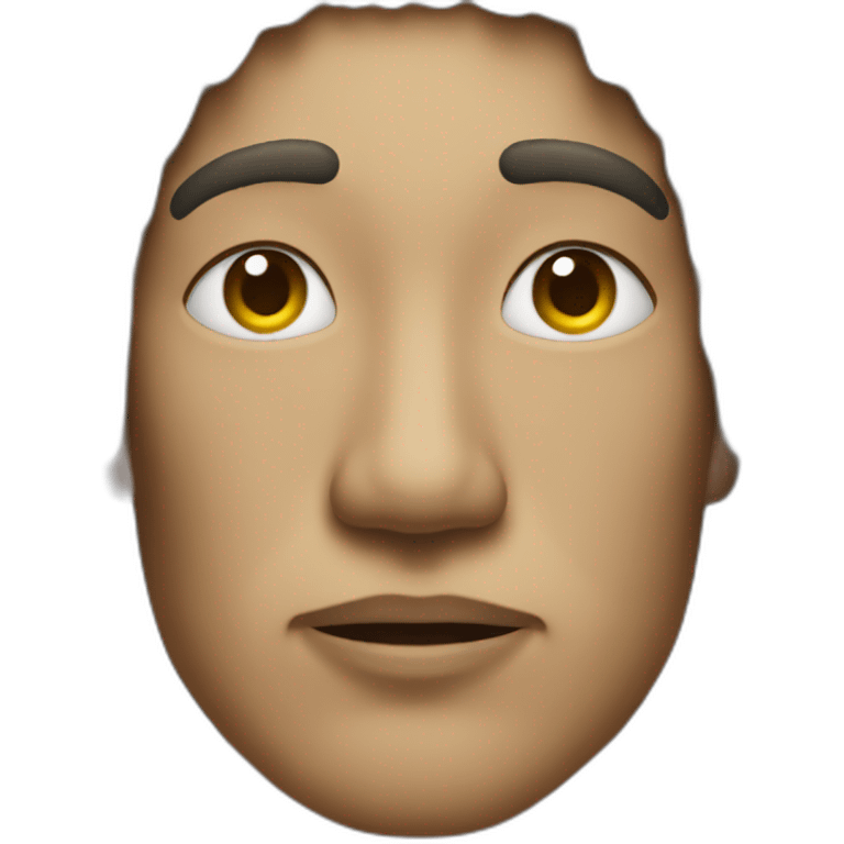 moyai stoneface emoji