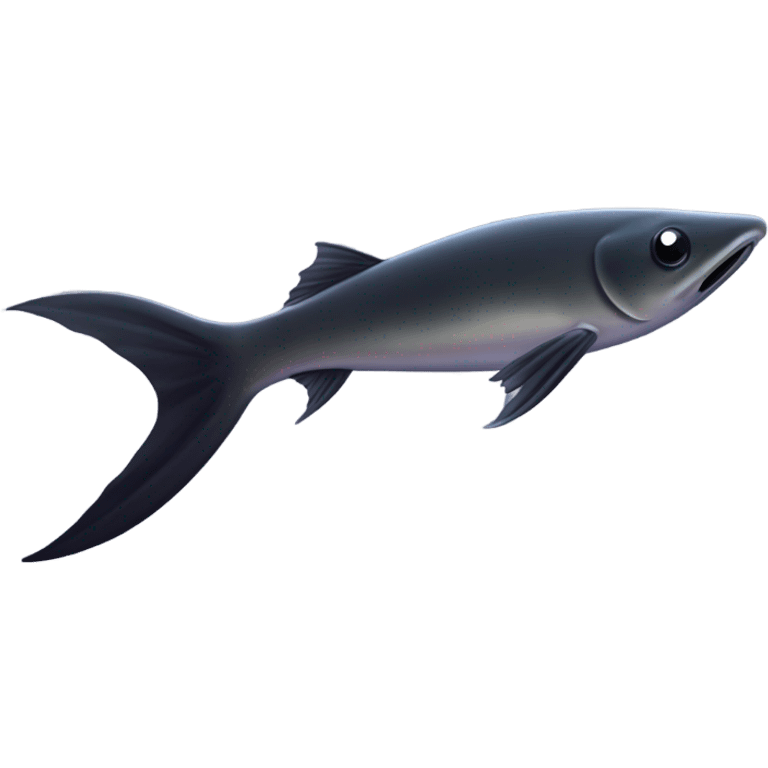 Black ghost knifefish emoji