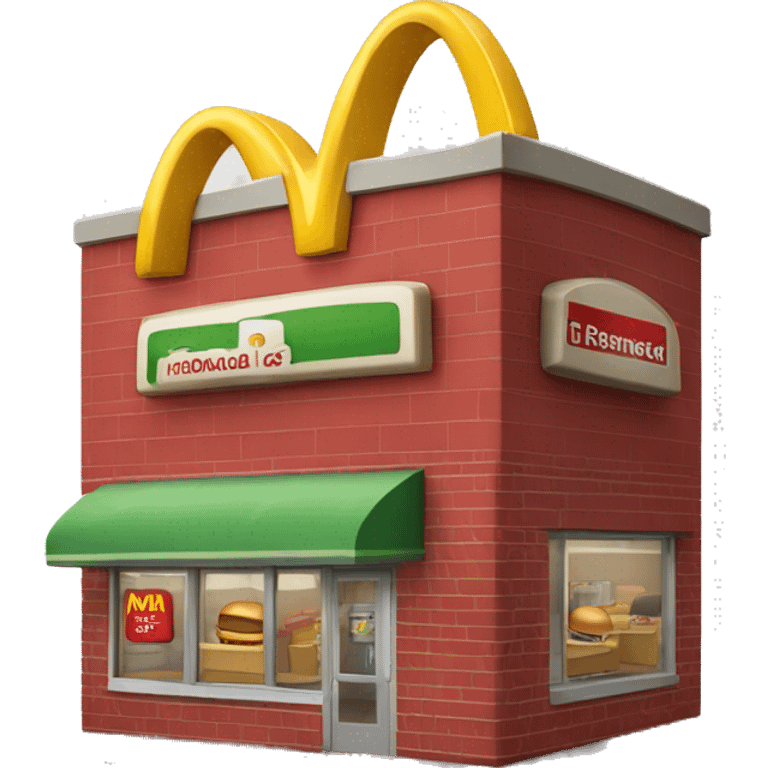 McDonald’s store emoji