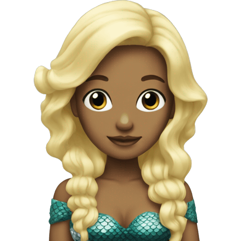 Blonde mermaid  emoji