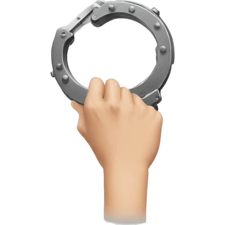 Handcuff HAND emoji