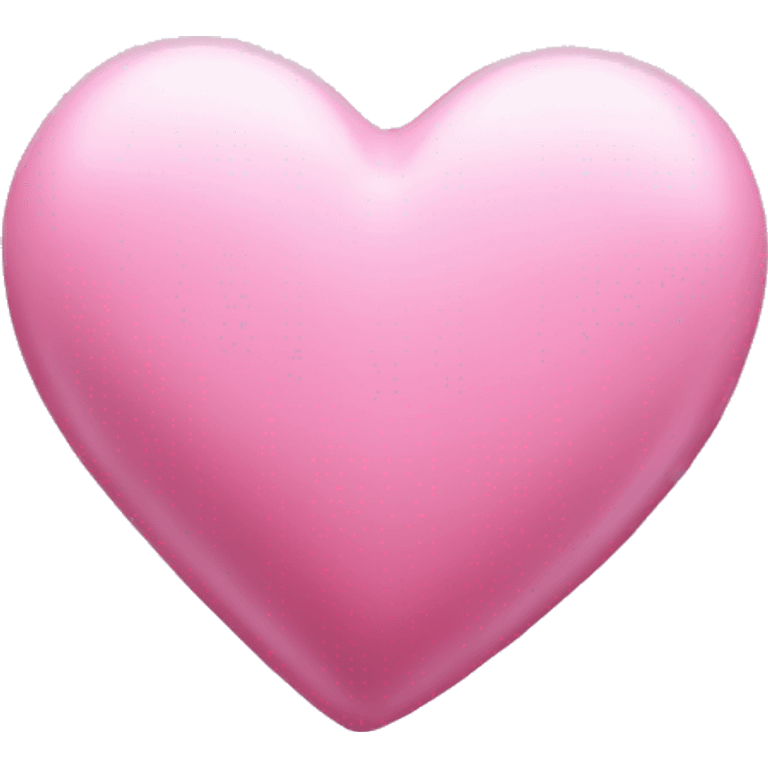 Pink heart eith snowflakes around emoji