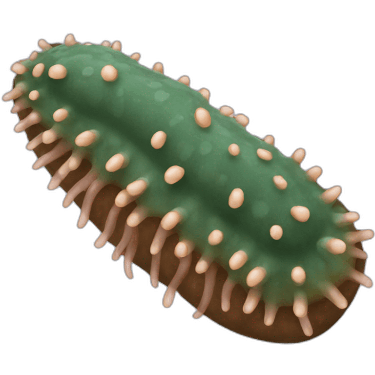 Sea cucumber emoji