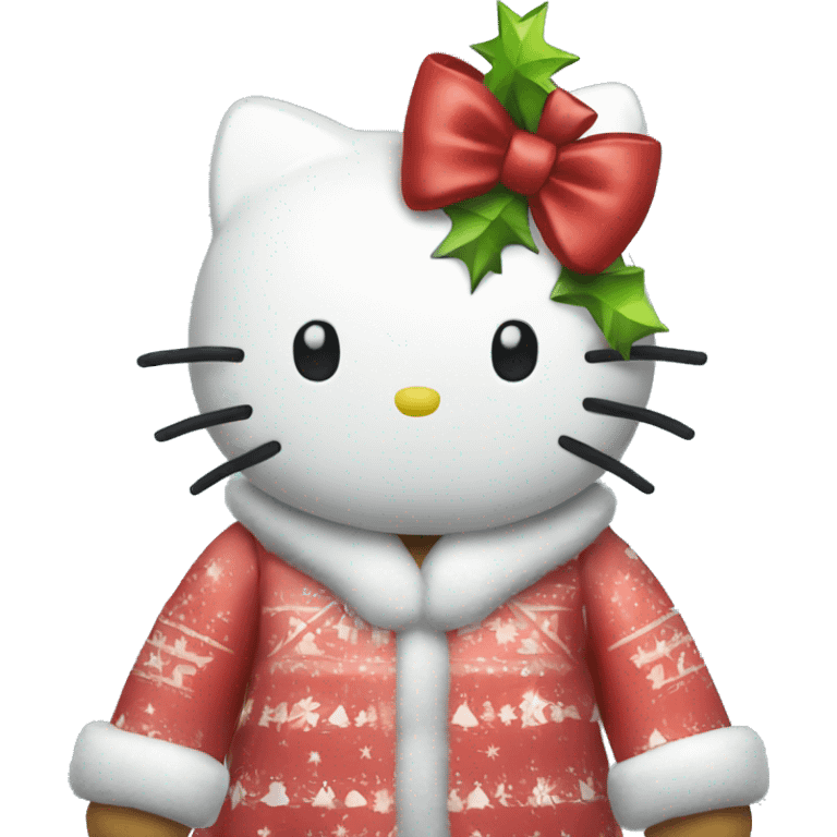 Hello kitty Navidad  emoji