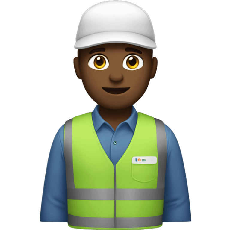 apple store employee as a worker in the field emoji