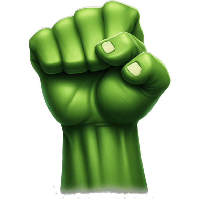 Hulk fist emoji