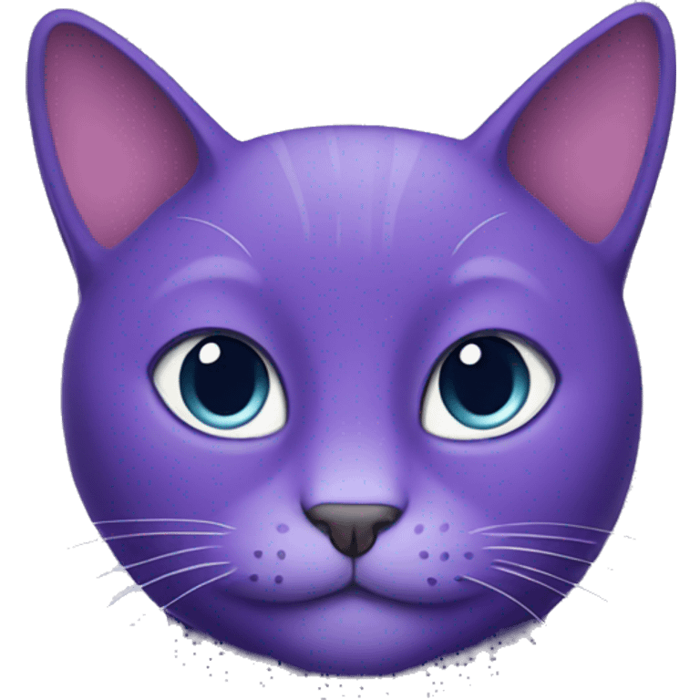 Purple cat emoji