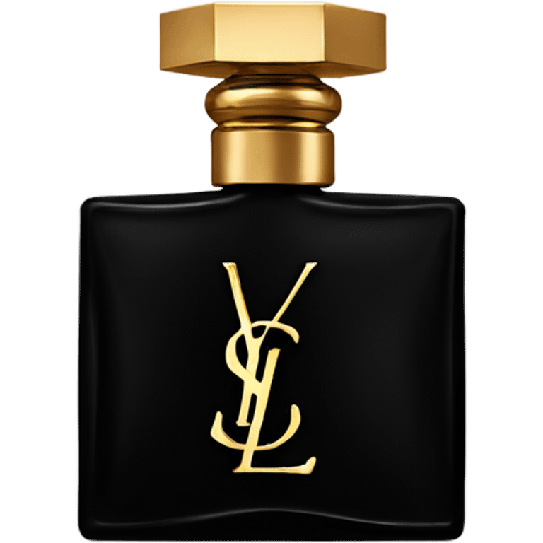 black ysl perfume emoji