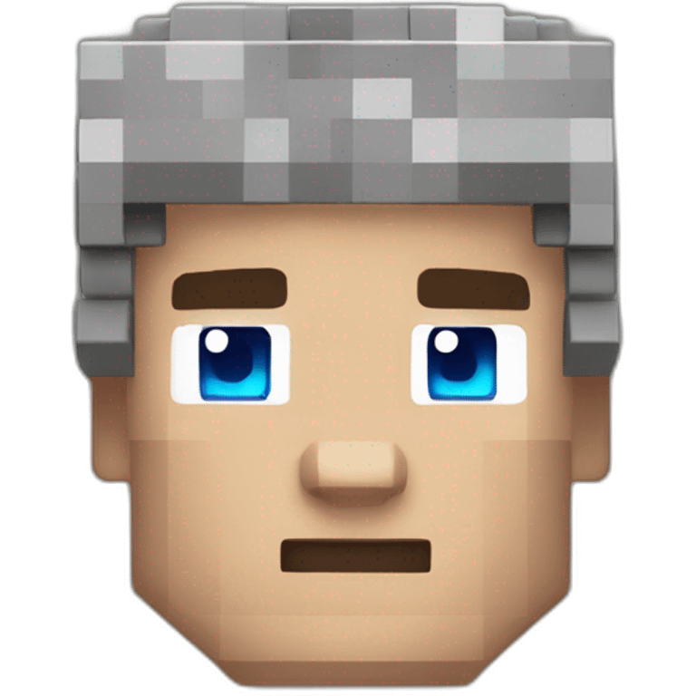 Minecraft steve emoji