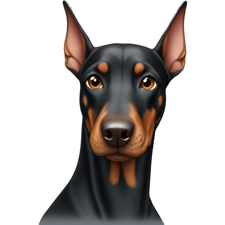 doberman dog emoji