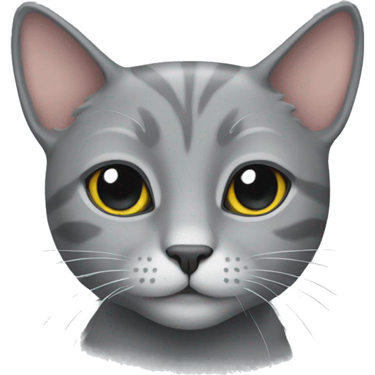 grey cat emoji