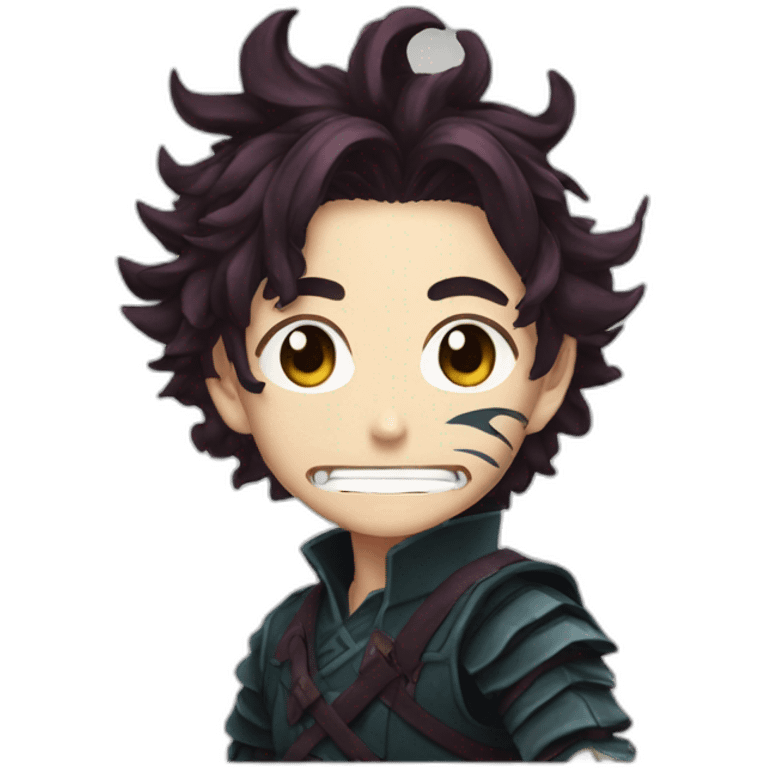 Tanjiro demon slayer emoji