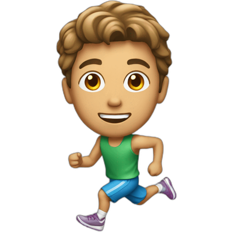 young-running-man emoji