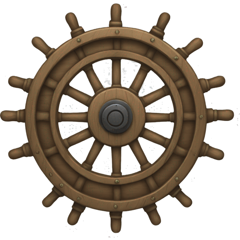 pirate boat wheel emoji